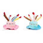 Dog Birthday Hat with Cake & Candles Design