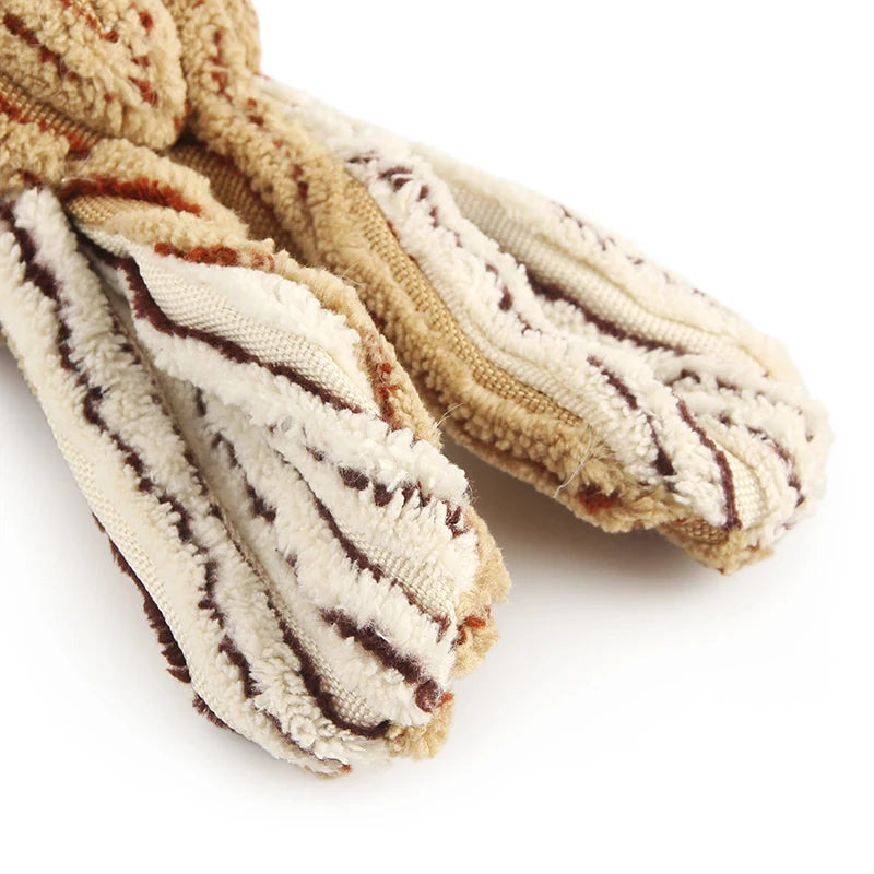 Corduroy Squeaky Animal Dog Toys