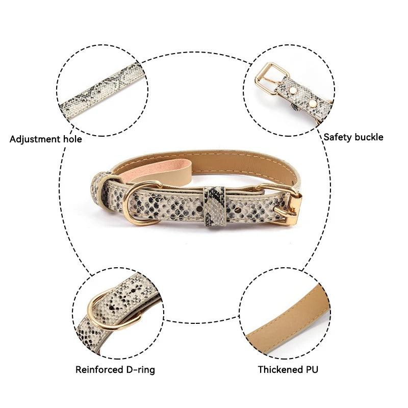 Leopard & Snake Print Collars