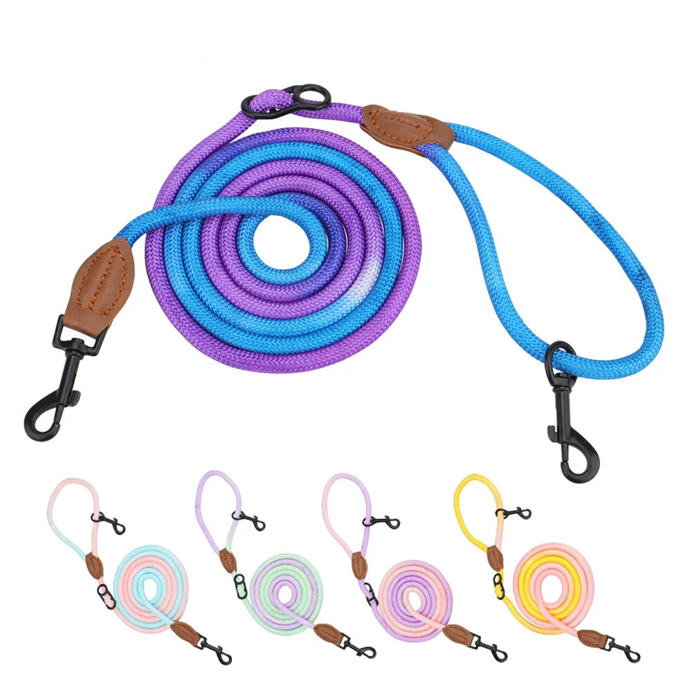 Double-Head Dog Leash & Crossbody Traction Rope