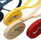 Candy Color Vegan Leather Dog Leash – Waterproof & Lightweight