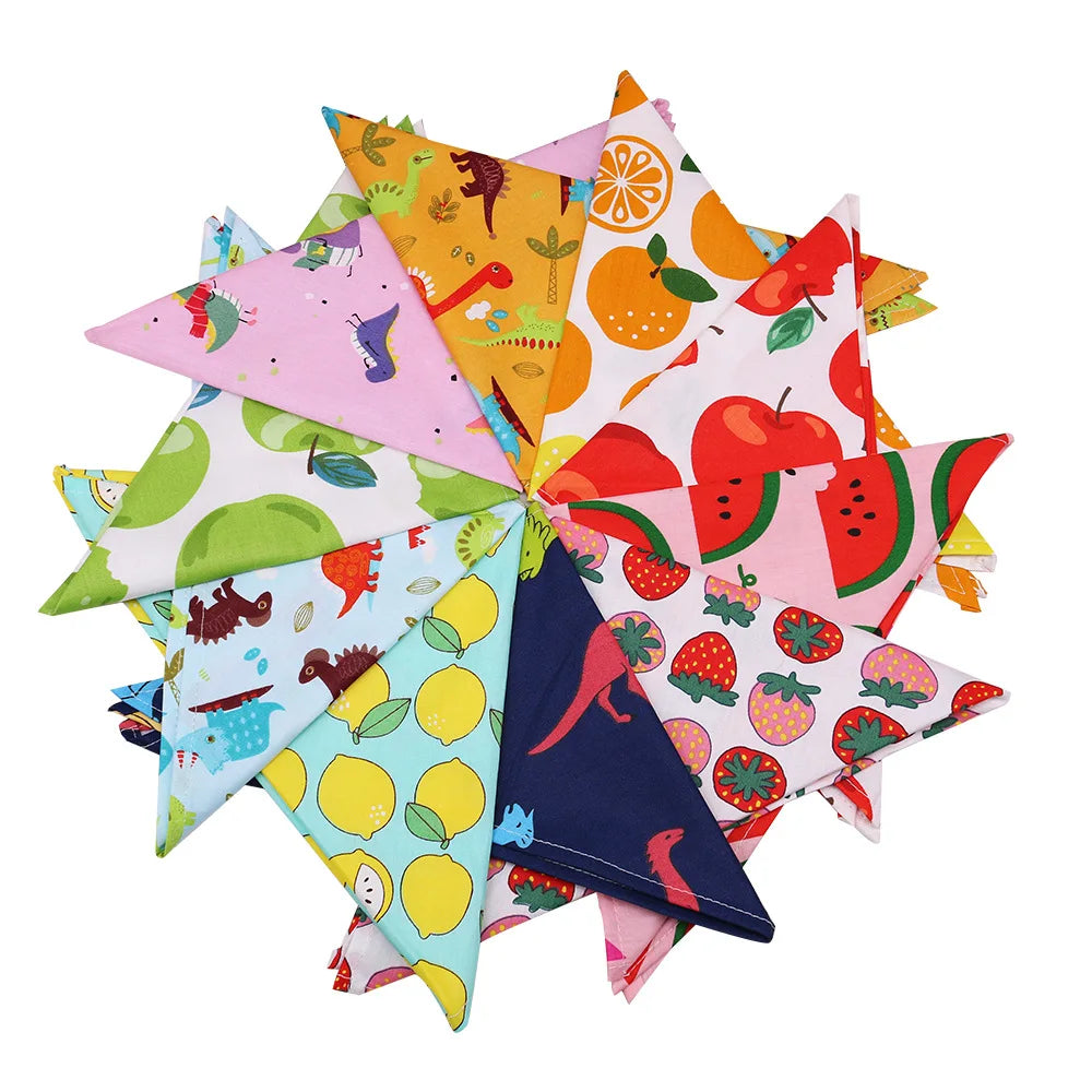 Fruit Print Pet Bandana Scarf