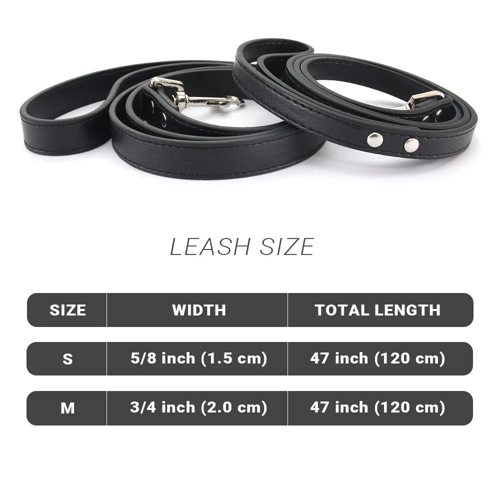 Vegan Leather Dog Leash
