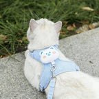 Cute Animal Harness & Leash Set for Cats