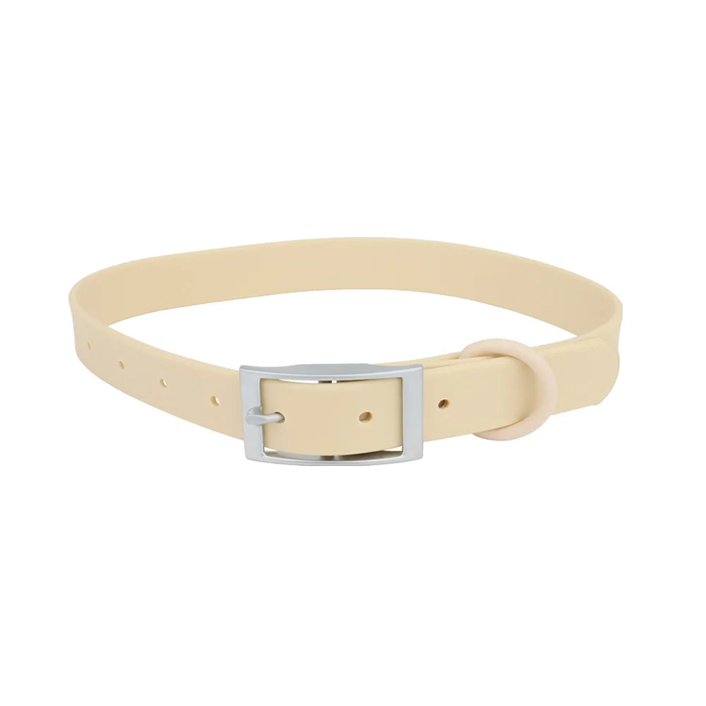 Vegan Leather Small/Medium Dog & Cat Collar — Adjustable, Candy Colors