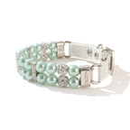 Pearl Pet Collar with Rhinestones for Small/Medium Dogs