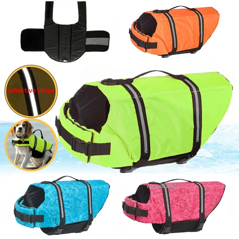 Dog Life Jacket Swimming Vest