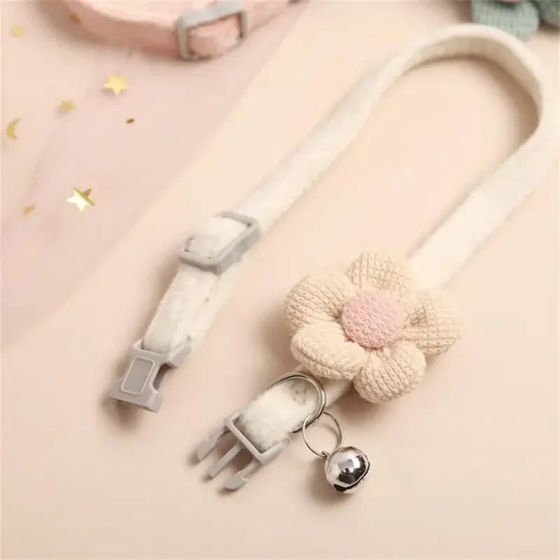 Flower Bell Collar for Cats