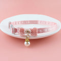 Pink Lace Bow Pet Collars