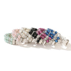 Pearl Pet Collar with Rhinestones for Small/Medium Dogs
