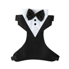 Dog Tuxedo Harness with Bow Tie | No-Pull Wedding & Party Vest