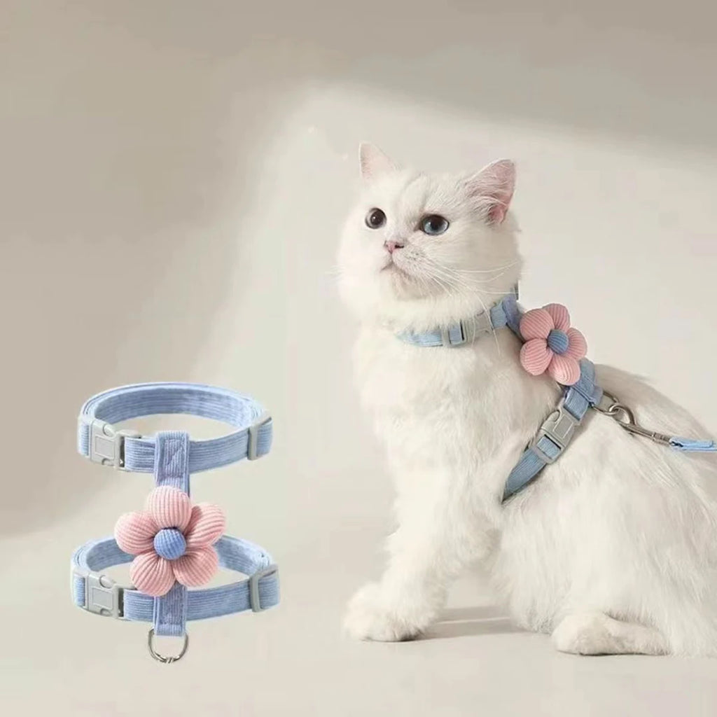 Adjustable Harness & Leash Set for Cats