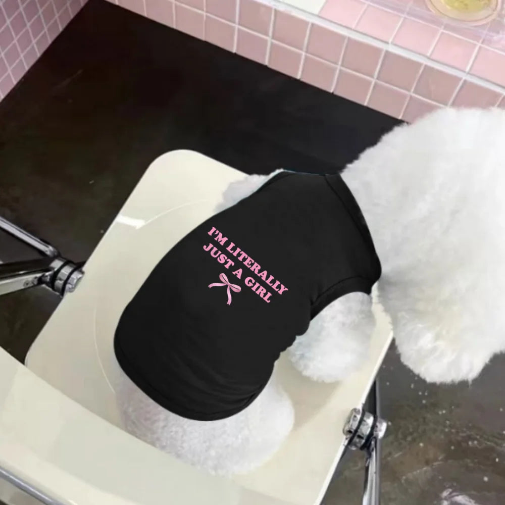 "I'M LITERALLY JUST A GIRL" Pet Vest