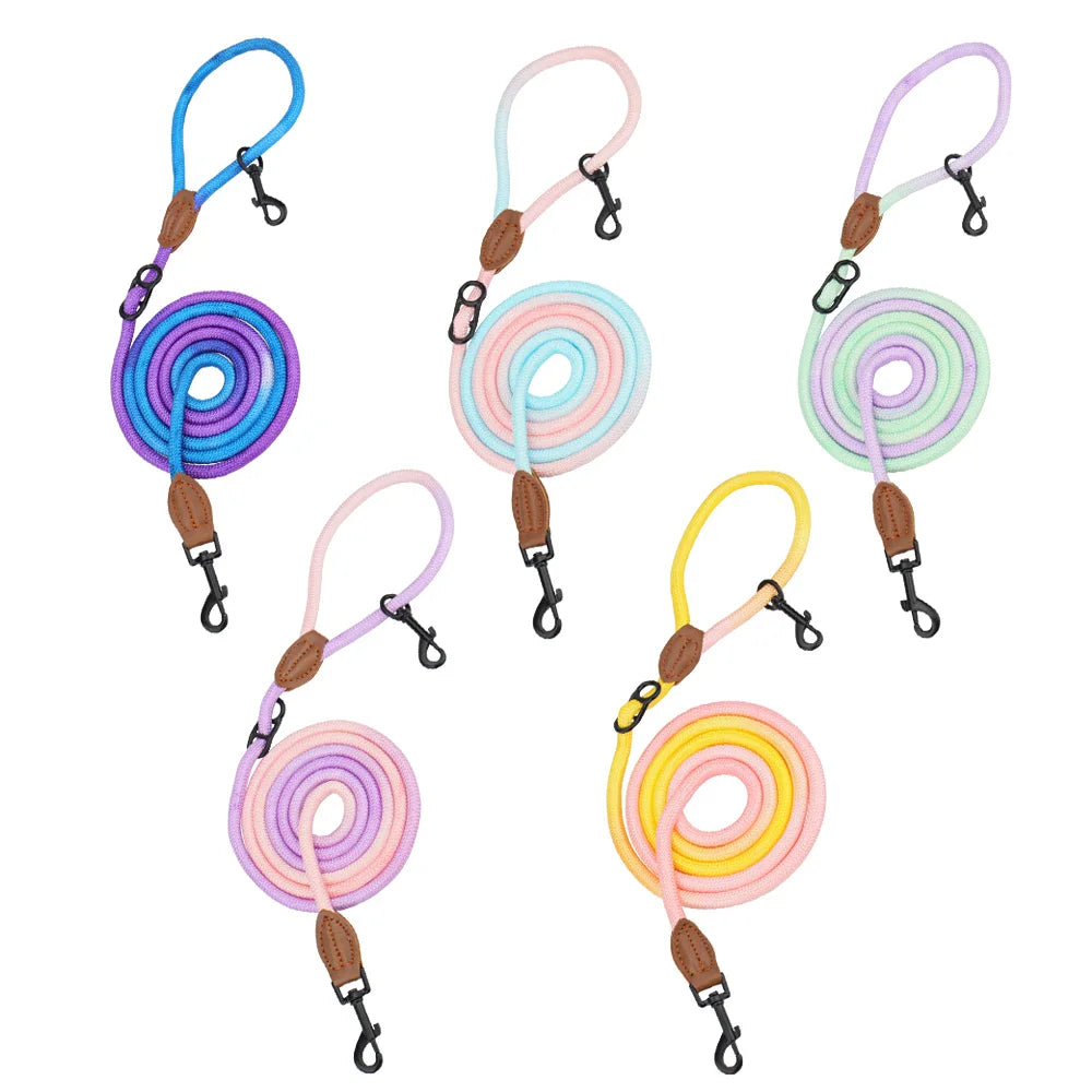Double-Head Dog Leash & Crossbody Traction Rope