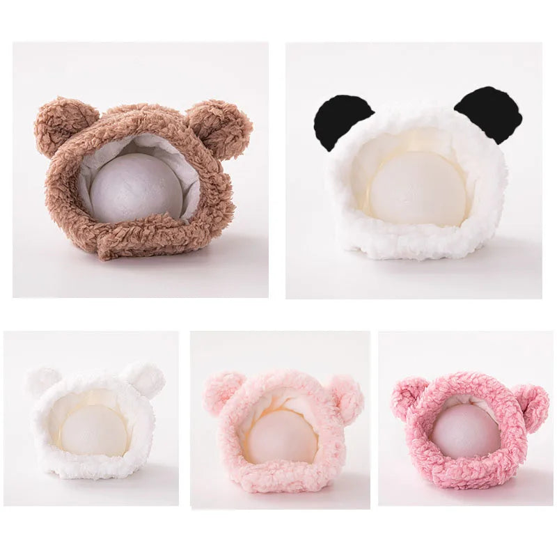 Plush Bear & Bunny Ear Pet Hat