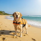 Dog Life Jacket Swimming Vest