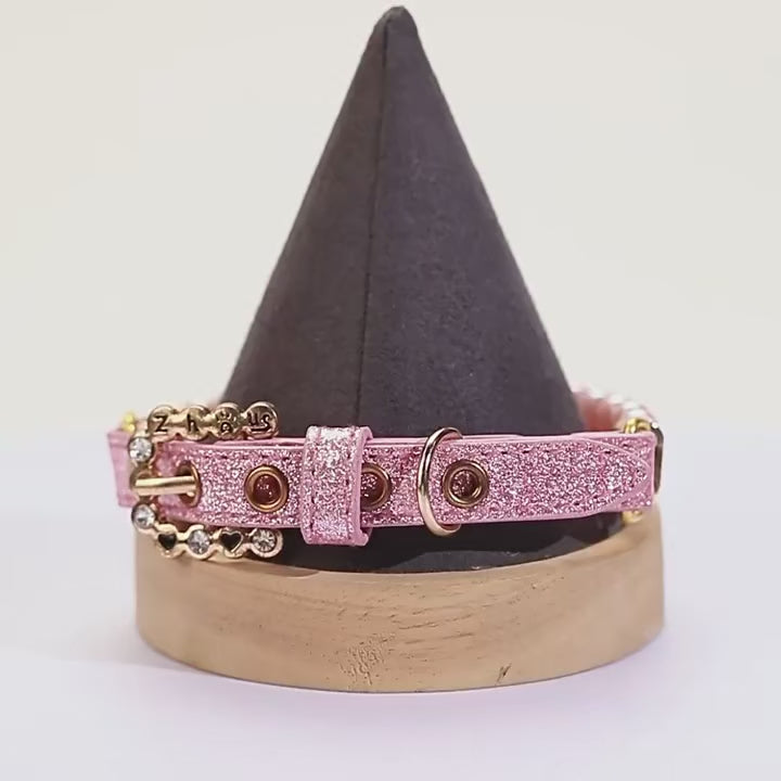 Pearl & Crystal Pet Collar for Small Dogs & Cats